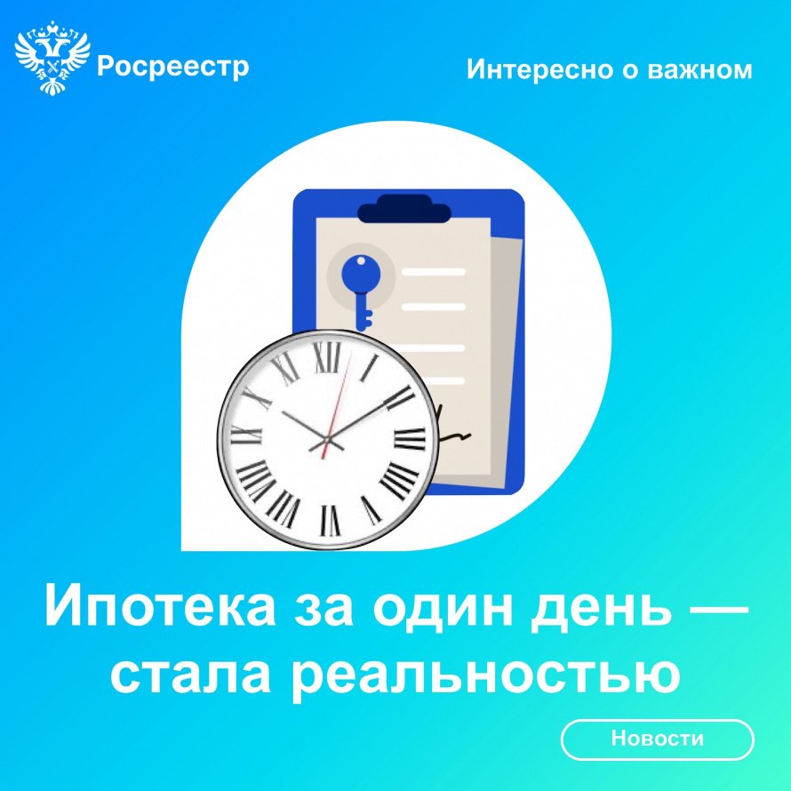 Ипотека за один день - стала реальностью      